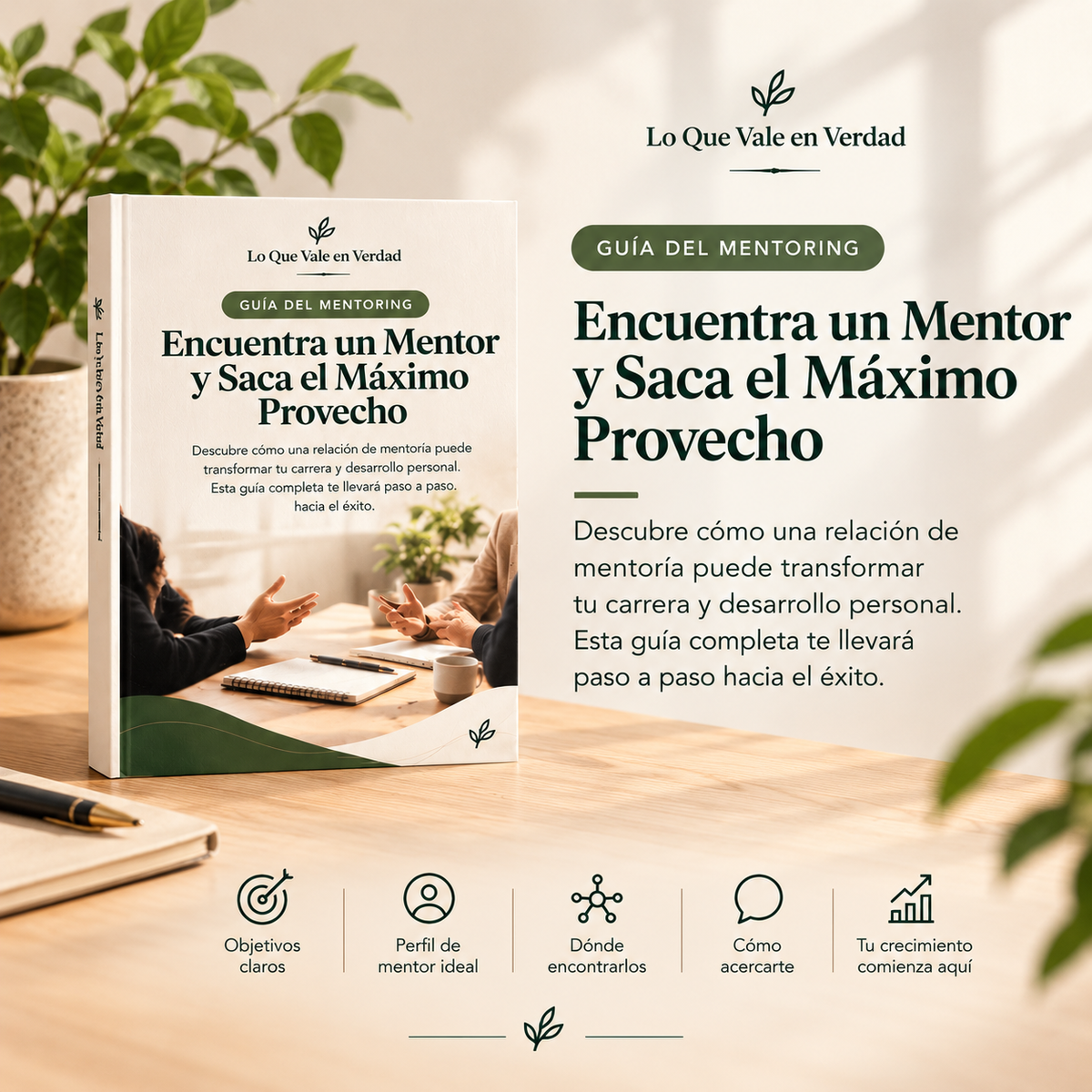Portada de Guía del Mentoring: Encuentra un Mentor y Saca el Máximo Provecho.